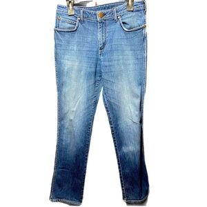 Wrangler Men’s Blue Millard Straight Fit Mid Rise Heavy Fade Jeans 32X31 Casual